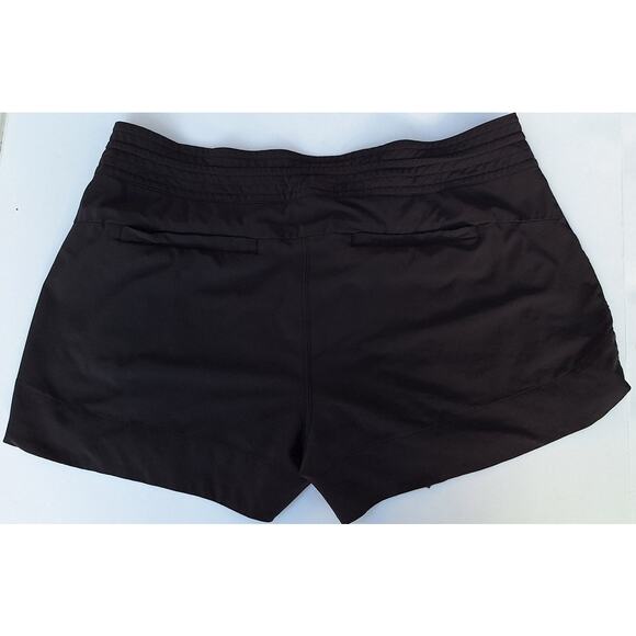 ATHLETA Trekkie Outdoor Utility Hiking Short BLACK 305514 Size 8 Zip Pockets - Picture 3 of 11